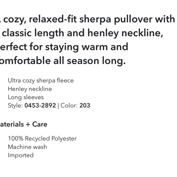 American Eagle Sherpa Pullover - Picture 8 of 8